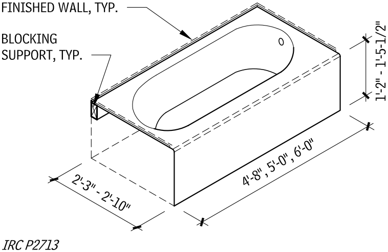 Built-In Bathtub